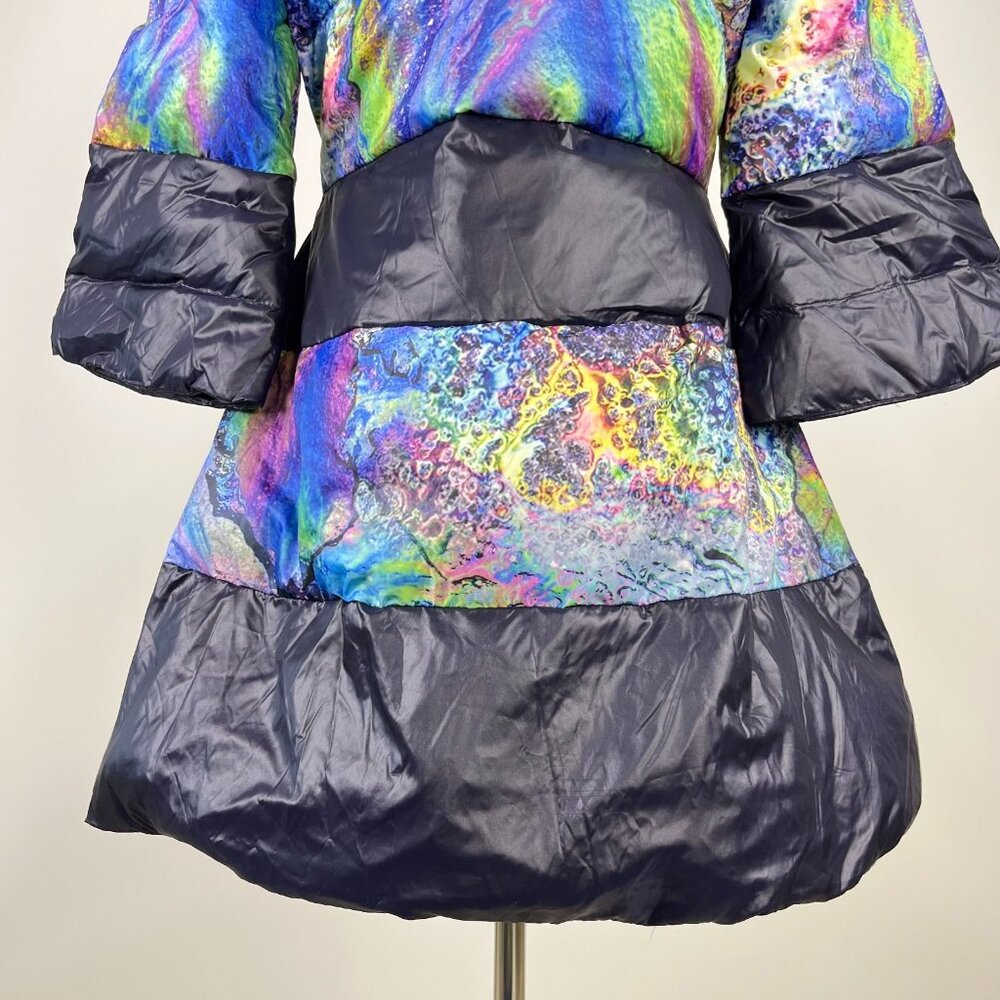 NWOT MSGM Women's Down Puffer Jacket Size S Three-Quarter Sleeve - Picture 7 of 16
